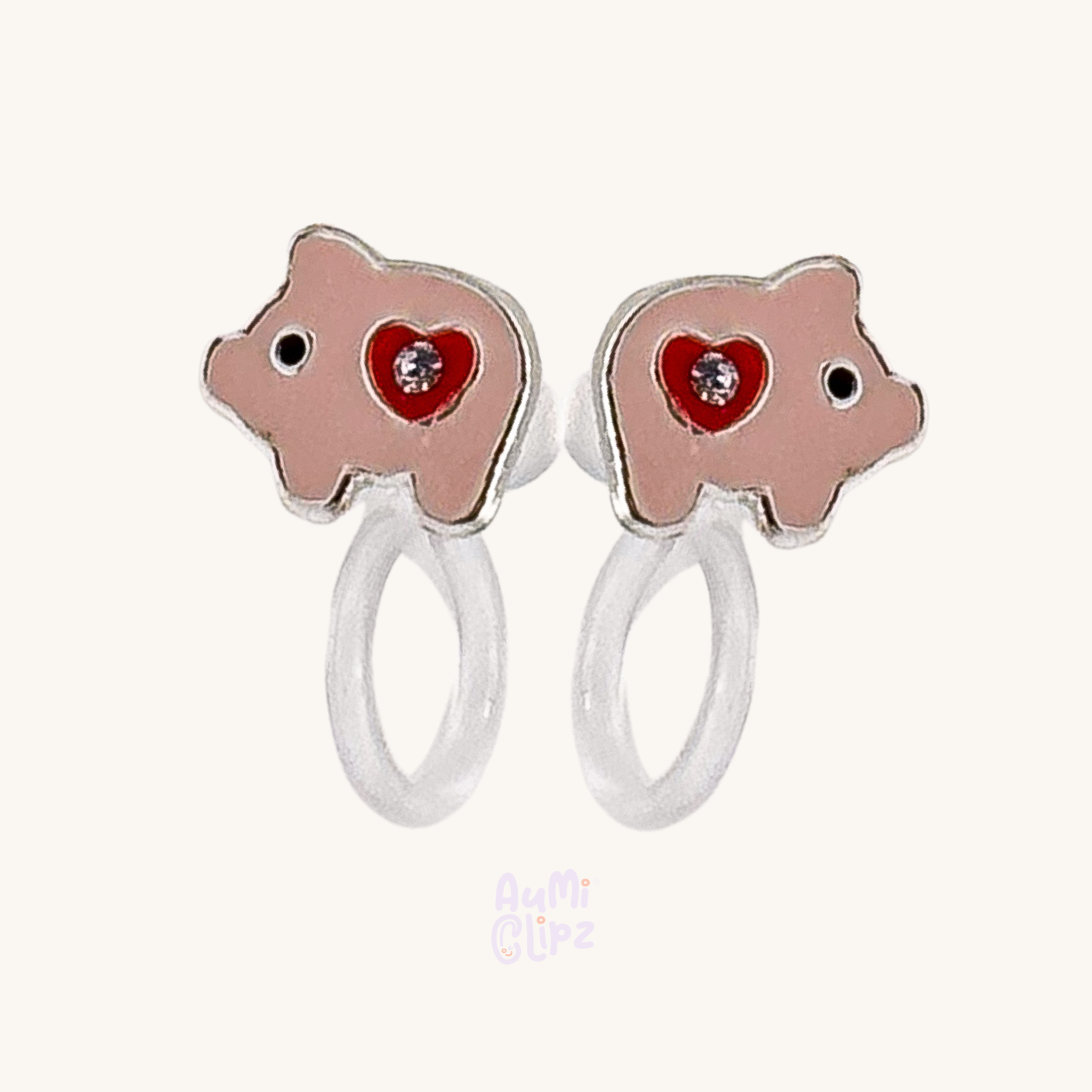 Piggy ear clips for children – Painless without ear piercings