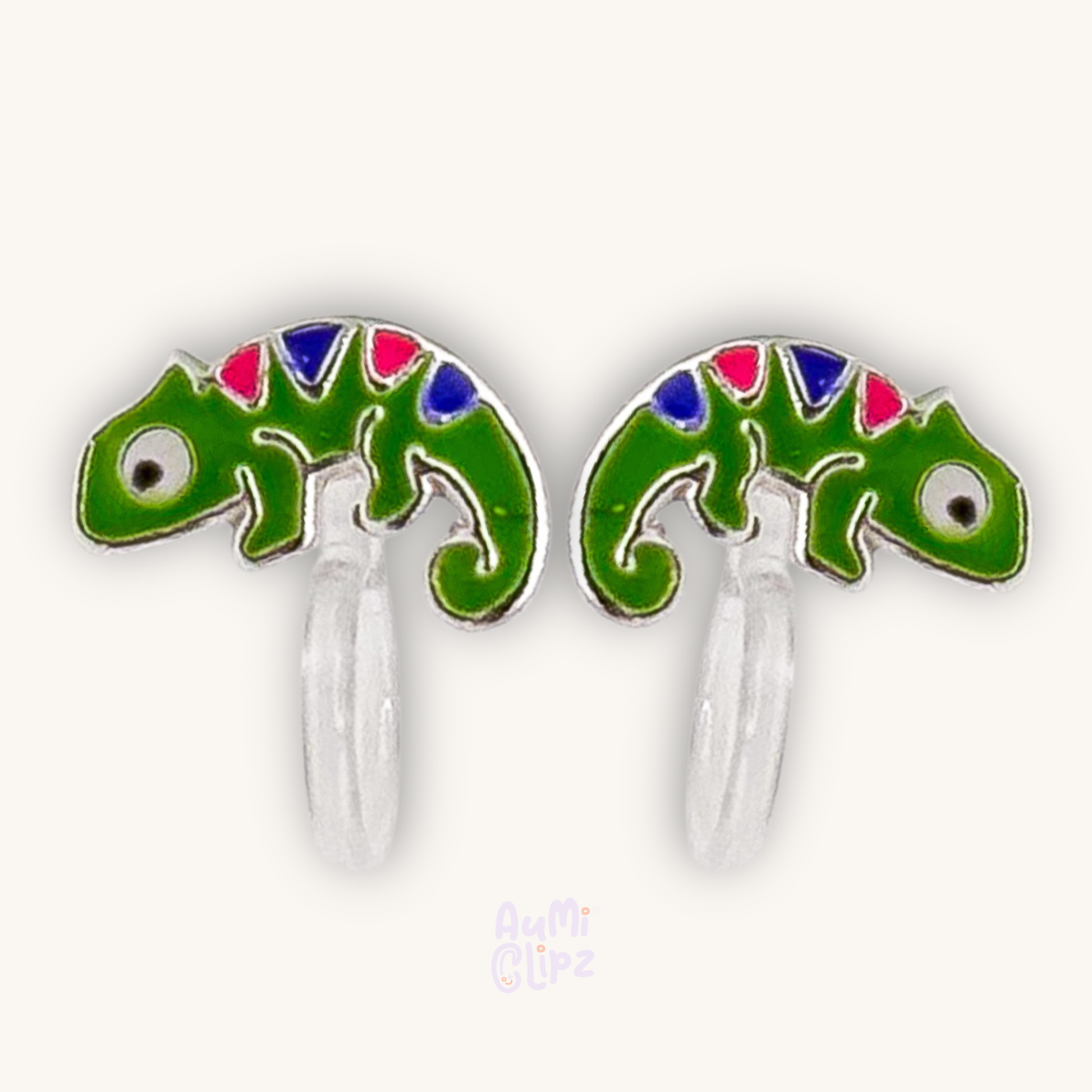 Chameleon ear clips for children – Painless without ear piercings