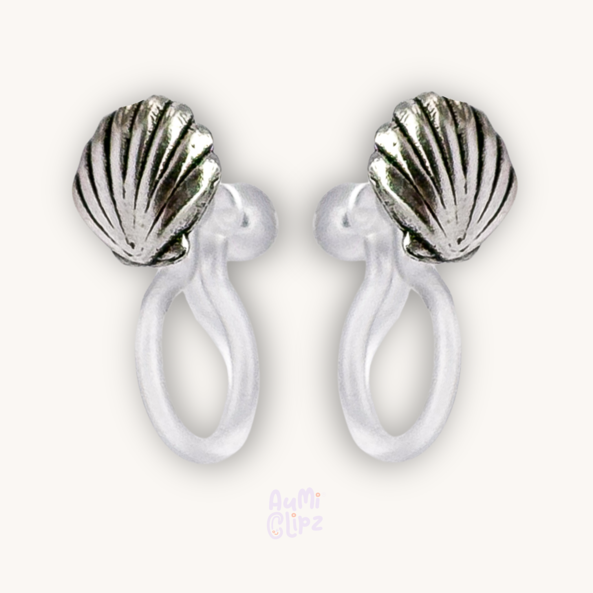 Shell ear clips for children – Painless without ear piercing