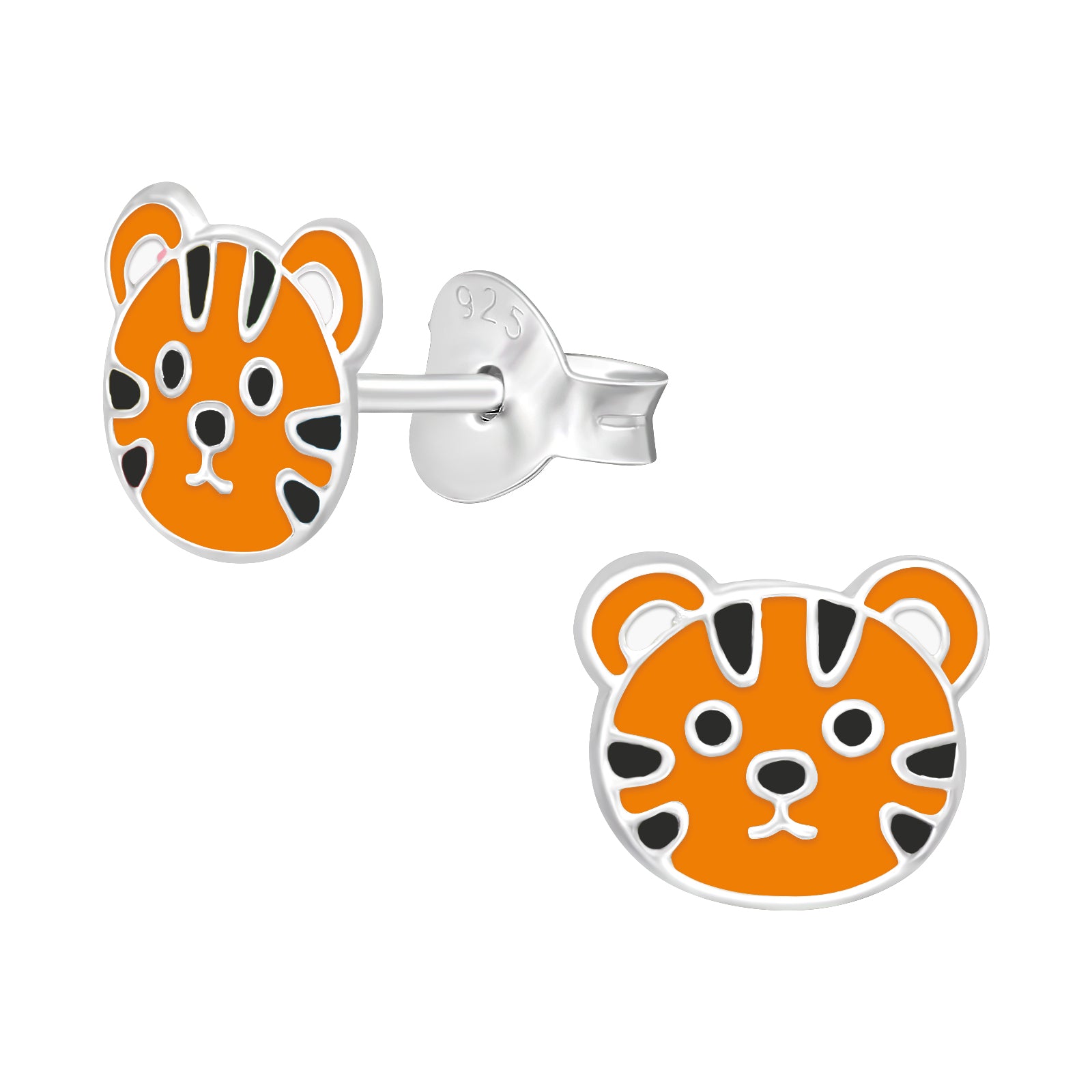 Tiger ear clips for children – Painless without ear piercings
