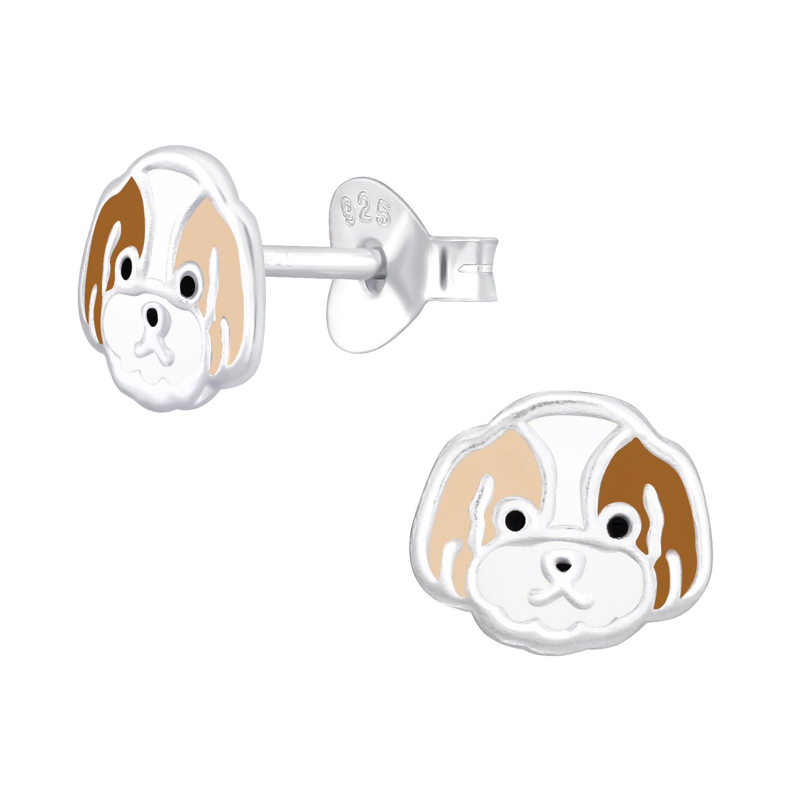 Dog Head Ear Clips for Children - Painless without Ear Piercing