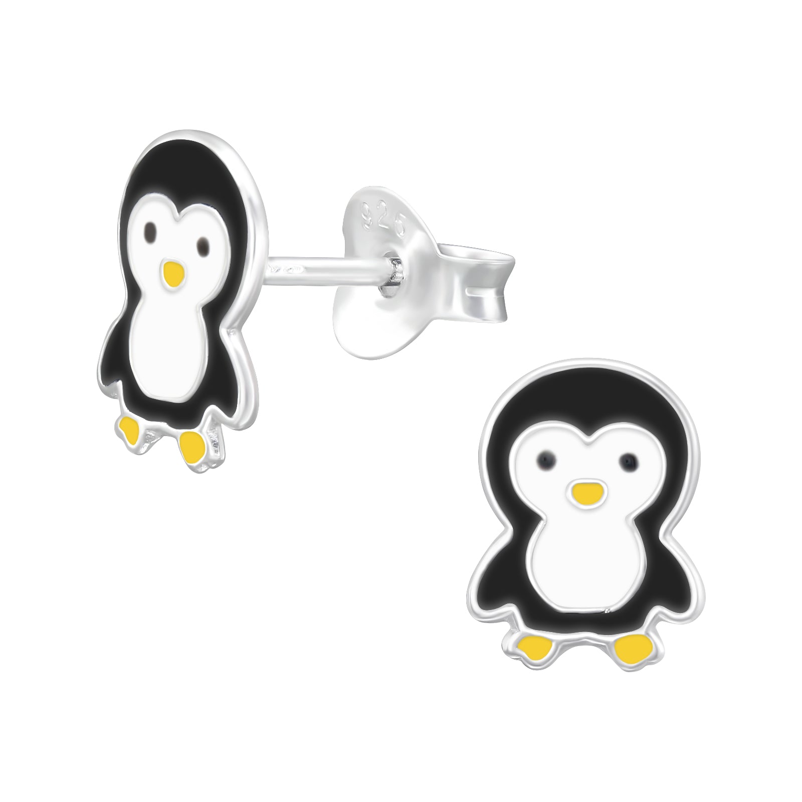 Penguin ear clips for children – Painless without ear piercing