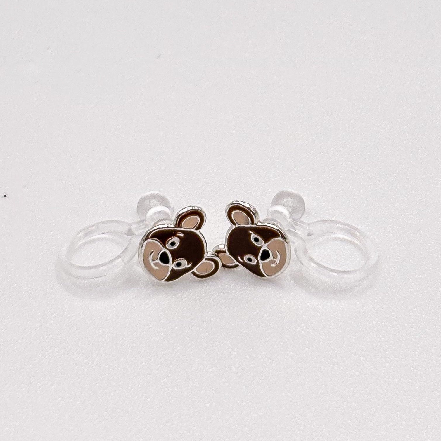Bear ear clips for children – Painless without ear piercings
