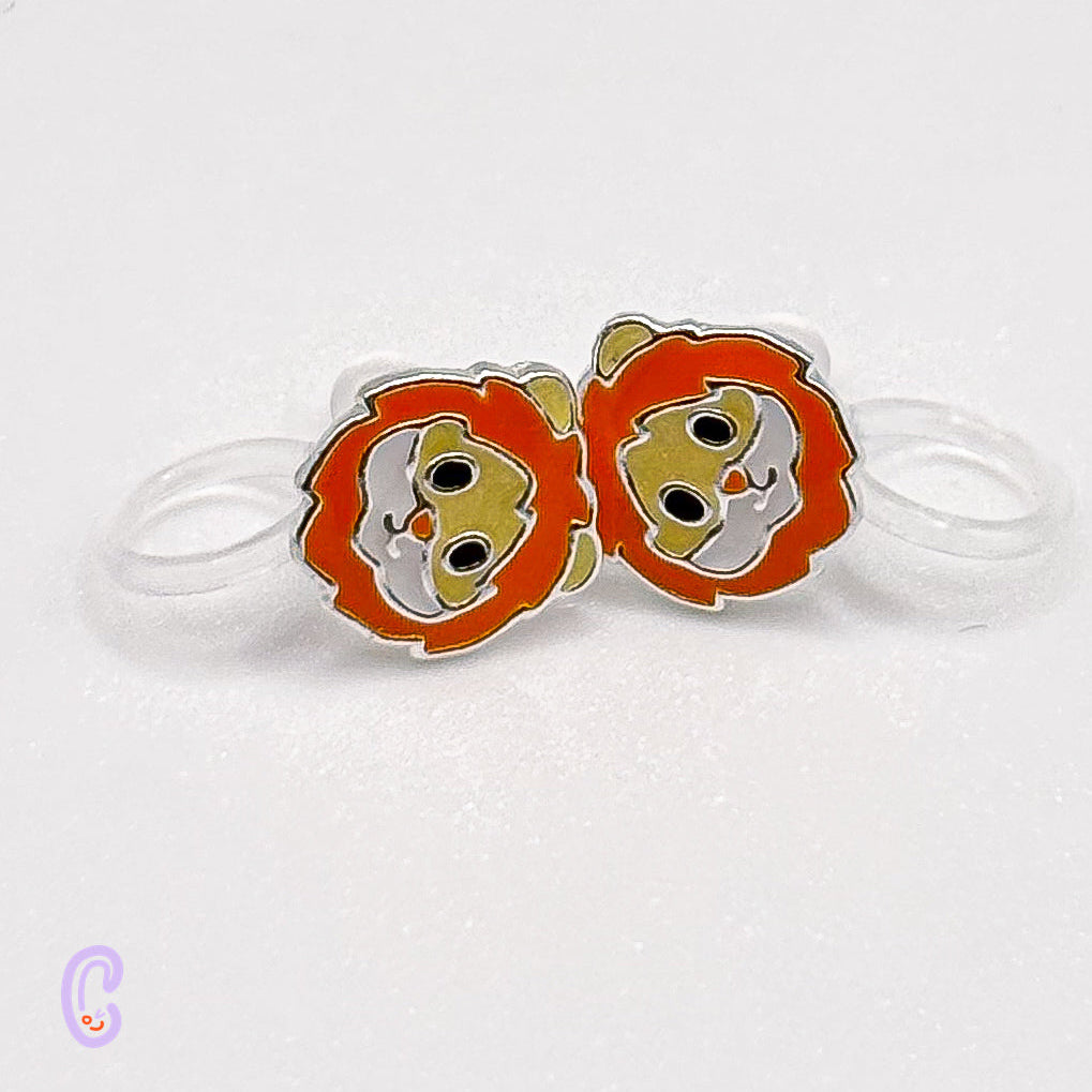 Lion ear clips for children – Painless without ear piercings