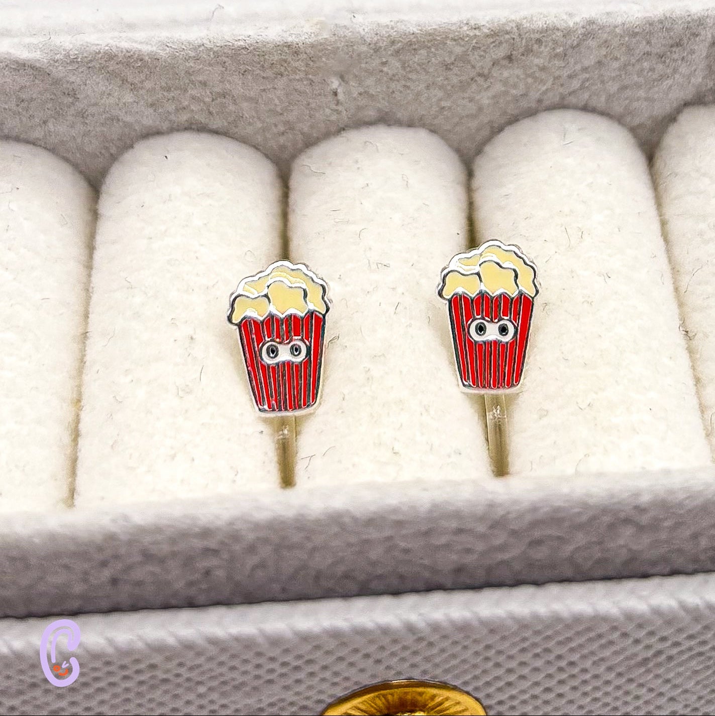 Popcorn Ohrclips für Kinder - Schmerzfrei ohne Ohrlöcher