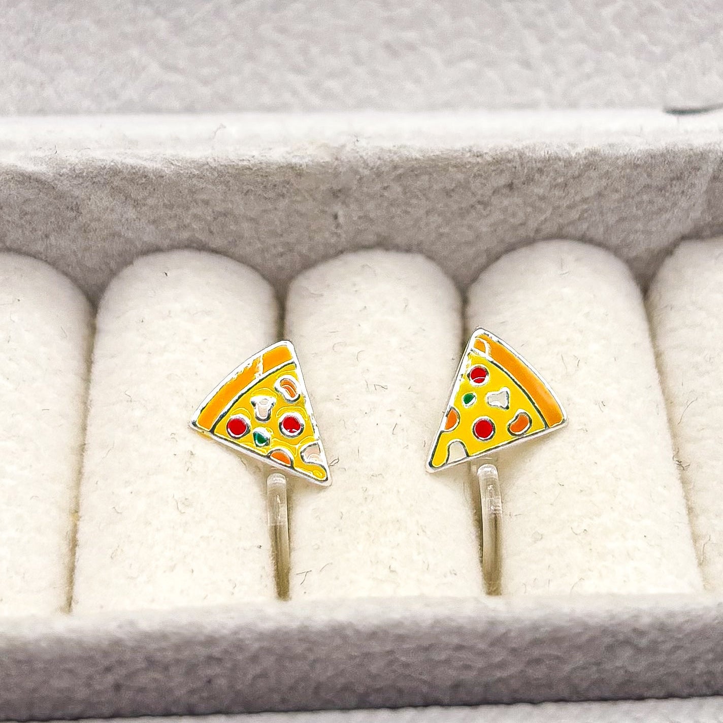 Pizza Ohrclips für Kinder - Schmerzfrei ohne Ohrlöcher