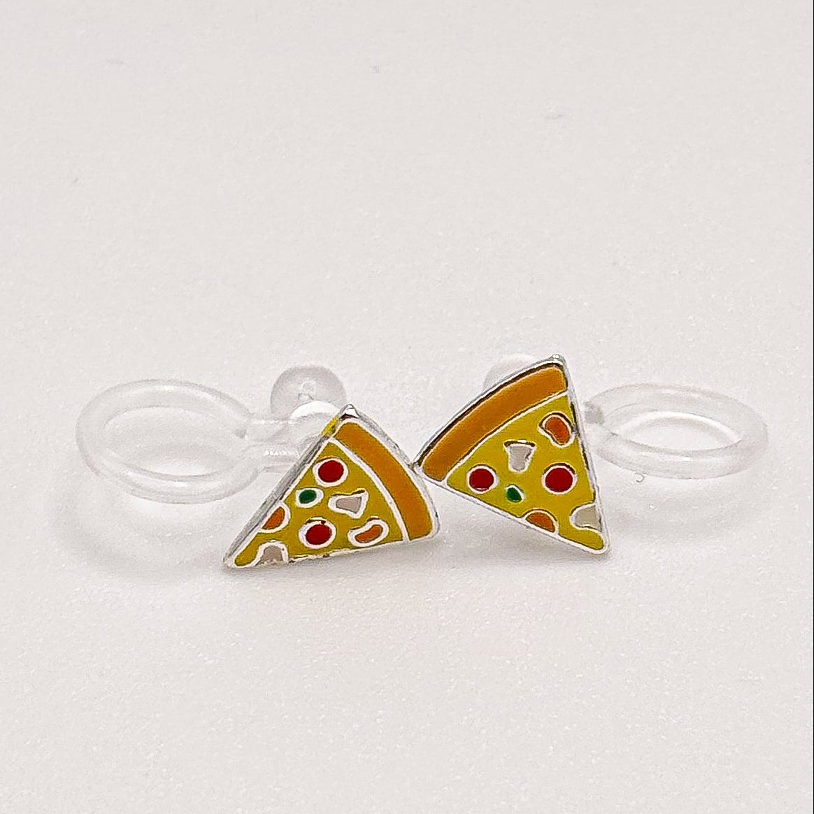 Pizza Ohrclips für Kinder - Schmerzfrei ohne Ohrlöcher