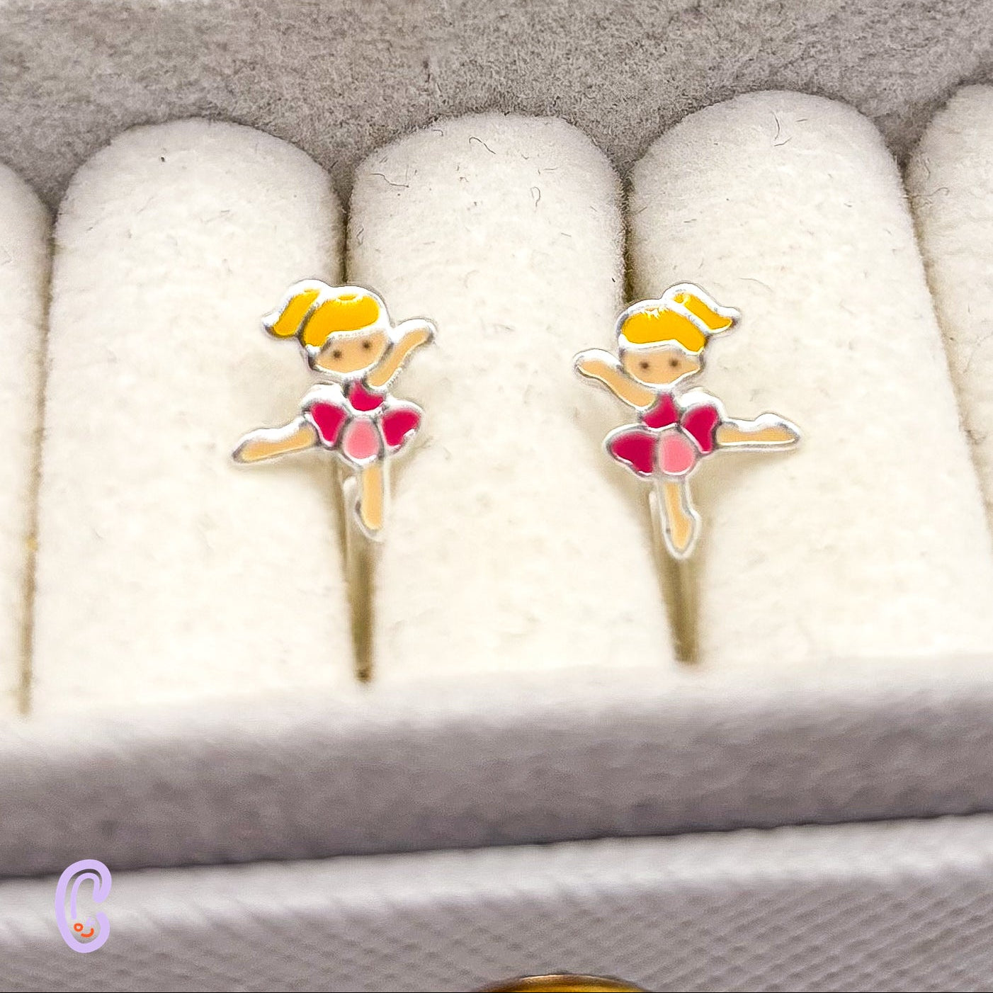 Ballerina Ohrclips für Kinder - Schmerzfrei ohne Ohrlöcher