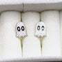 Glitzer Geist Ohrclips von AuMiClipz in der Schmuckbox